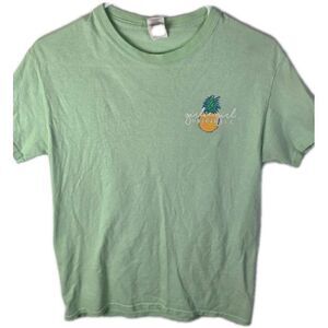 Simply Southern Shirt Women's Small Green " Southern Mimi " Short Sleeve T-Shirt